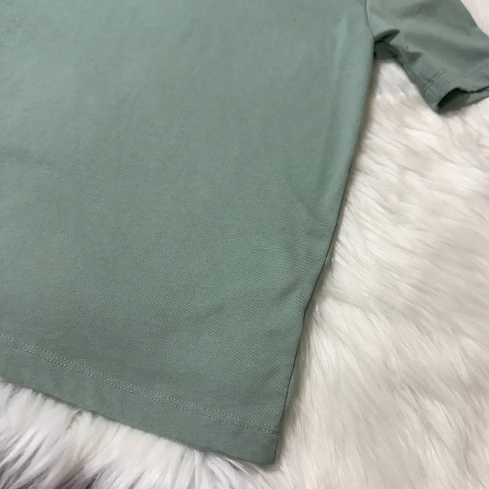 Wonder Nation Youth Boy Size Small (6-7) Soft Green Short Sleeve Shirt